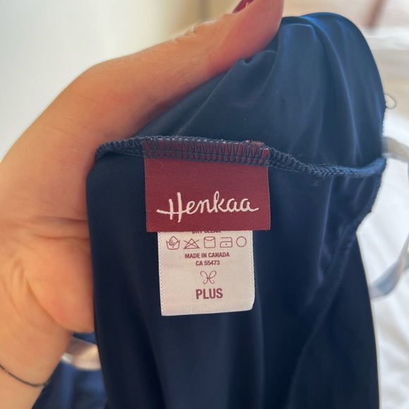 Henkaa Sakura Navy Blue Maxi Convertible Dress - Plus Size - Picture 5 of 6